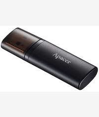 Apacer 64GB AH25B Black USB 3.2 Flash Drive