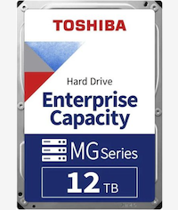 Toshiba Enterprise 3.5-inch 12TB SATA Internal Hard Drive