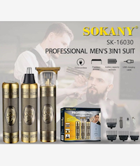 Sokany Professional  3In1 Set T Blade Shaver Gold