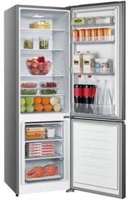 Hisense 264L Titanium Inox Combi Fridge