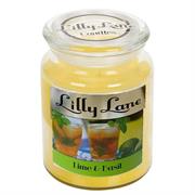Lilly Lane Lime & Basil Infusion Scented Candle Large