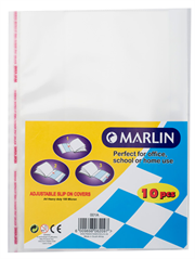 Marlin A4 Slipon Plastic Book Covers