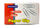 Marlin Paper Clips Silver