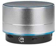 Manhattan Silver Metallic LED Bluetooth Speaker