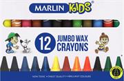 Marlin Kids Jumbo Wax Crayons