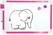 Brainware A4 Magnetic Whiteboard Pink