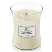 Woodwick Fig Leaf & Tuberose Medium Jar Retail Box No