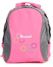 Macaroni Pink and Grey Ateneo Student Backpack