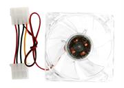 UniQue 80mm Clear Case Fan With Blue LED