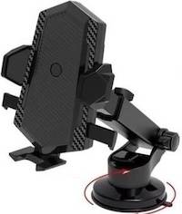 Ezra Mobile Phone Stand with Suction Cup Mount Diamond Back