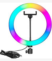 Nesty 12 Inch  Multipurpose USB Powered Selfie RGB LED Ring