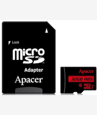 Apacer MicroSD With Adapter 32GB Class 10 Memory Card